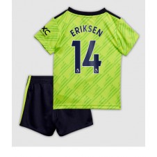 Manchester United Christian Eriksen #14 Tredjeställ Barn 2022-23 Korta ärmar (+ Korta byxor)